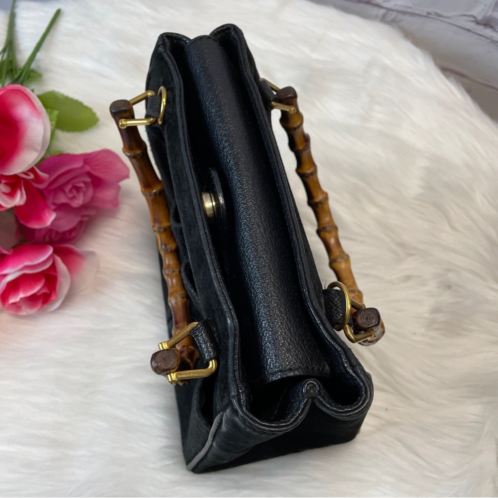 Vintage Gucci Bamboo Top Handle Bag - Picture 8 of 11